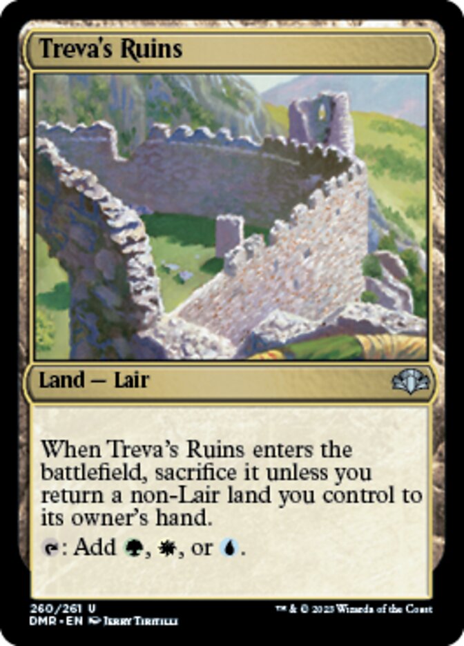 Treva's Ruins [Dominaria Remastered] | Exor Games New Glasgow