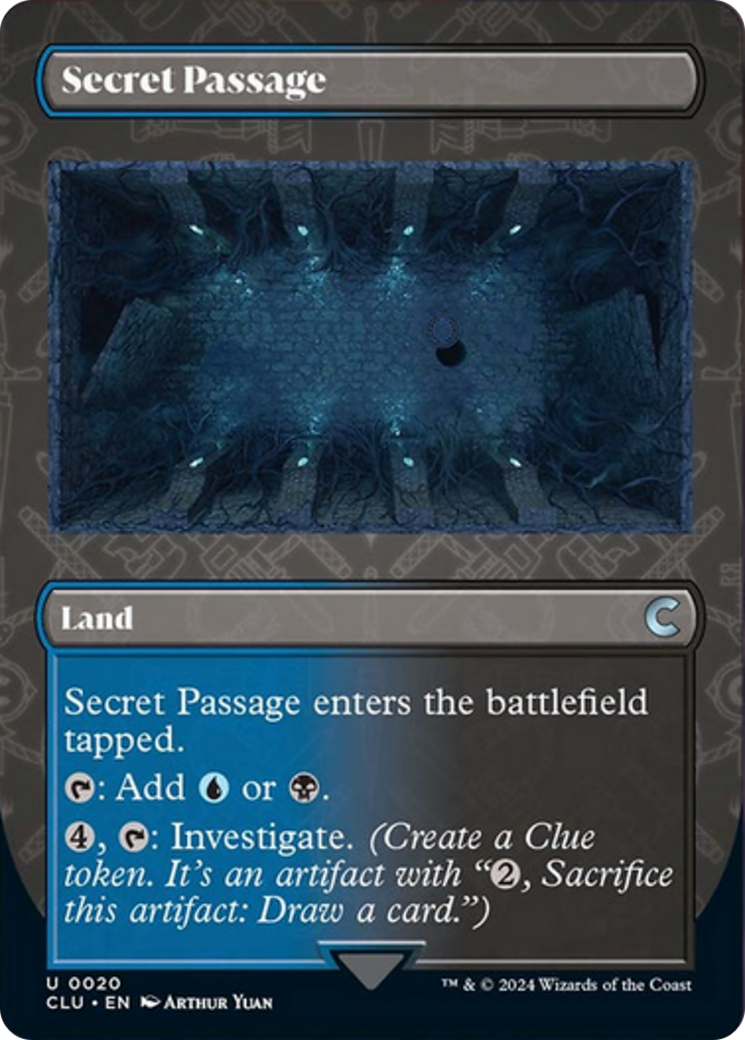 Secret Passage (Borderless) [Ravnica: Clue Edition] | Exor Games New Glasgow
