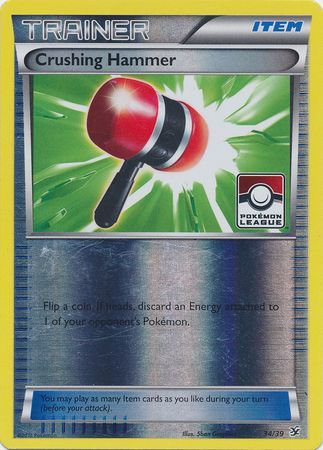 Crushing Hammer (34/39) (League Promo) [XY: Kalos Starter Set] | Exor Games New Glasgow