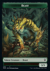 Satyr // Beast Double-sided Token [Commander Legends: Battle for Baldur's Gate Tokens] | Exor Games New Glasgow