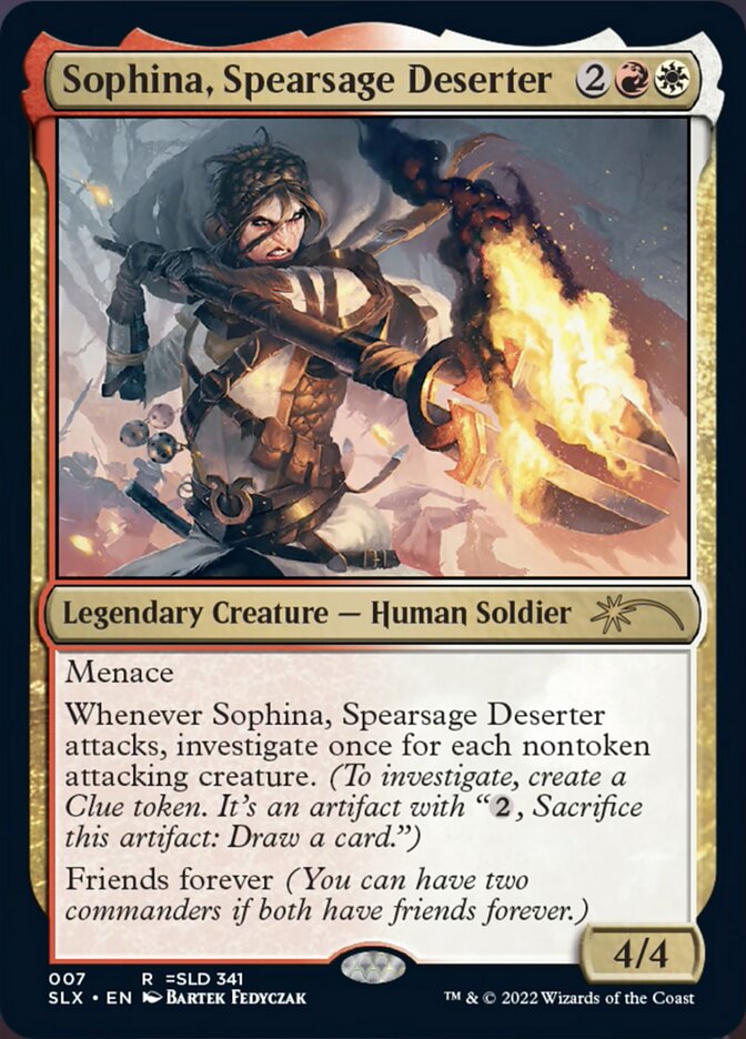 Sophina, Spearsage Deserter [Secret Lair: Universes Within] | Exor Games New Glasgow