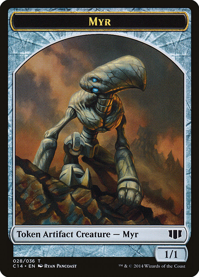 Myr // Pentavite Double-sided Token [Commander 2014 Tokens] | Exor Games New Glasgow