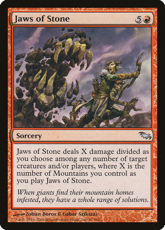 Jaws of Stone [Shadowmoor] | Exor Games New Glasgow