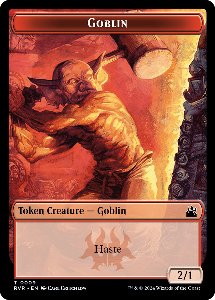 Goblin Token (0009) [Ravnica Remastered Tokens] | Exor Games New Glasgow