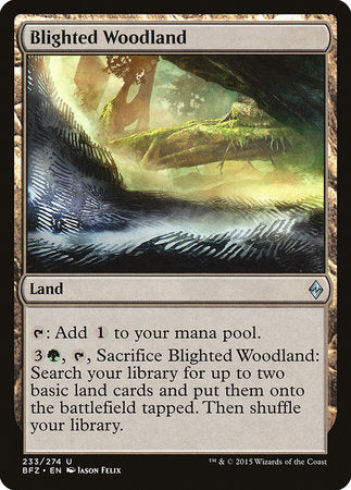 Blighted Woodland [Battle for Zendikar] | Exor Games New Glasgow