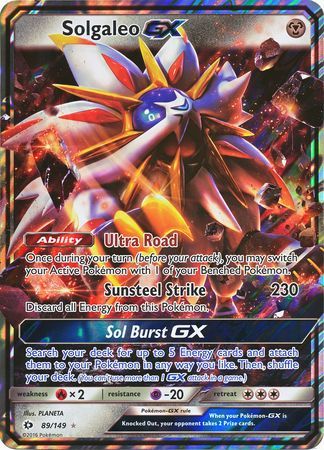 Solgaleo GX (89/149) (Jumbo Card) [Sun & Moon: Base Set] | Exor Games New Glasgow