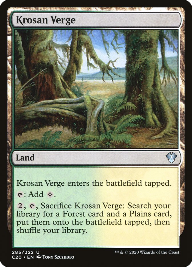 Krosan Verge [Commander 2020] | Exor Games New Glasgow