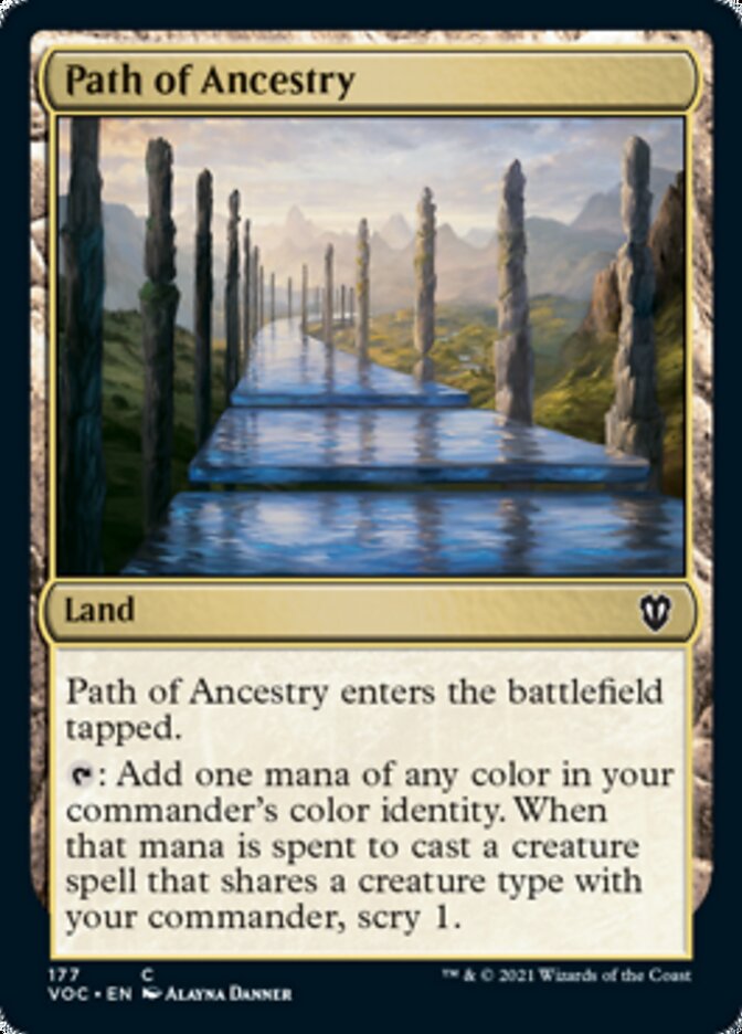 Path of Ancestry [Innistrad: Crimson Vow Commander] | Exor Games New Glasgow