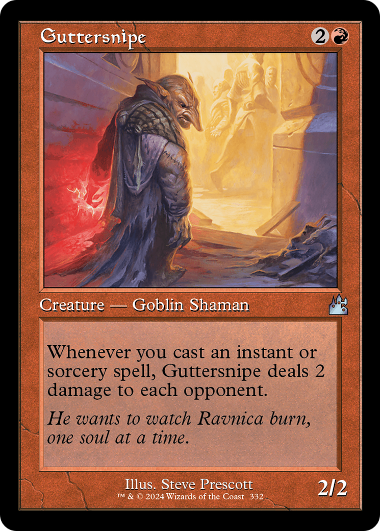 Guttersnipe (Retro Frame) [Ravnica Remastered] | Exor Games New Glasgow