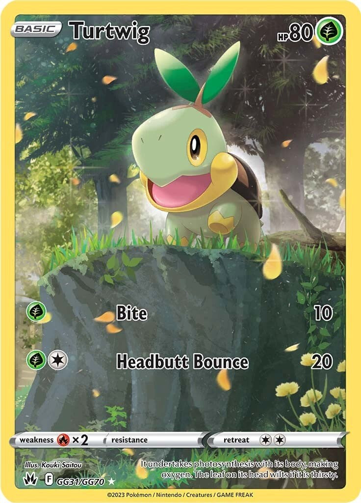 Turtwig (GG31/GG70) [Sword & Shield: Crown Zenith] | Exor Games New Glasgow