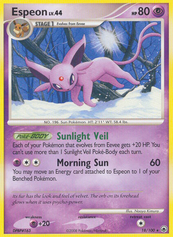 Espeon (18/100) [Diamond & Pearl: Majestic Dawn] | Exor Games New Glasgow