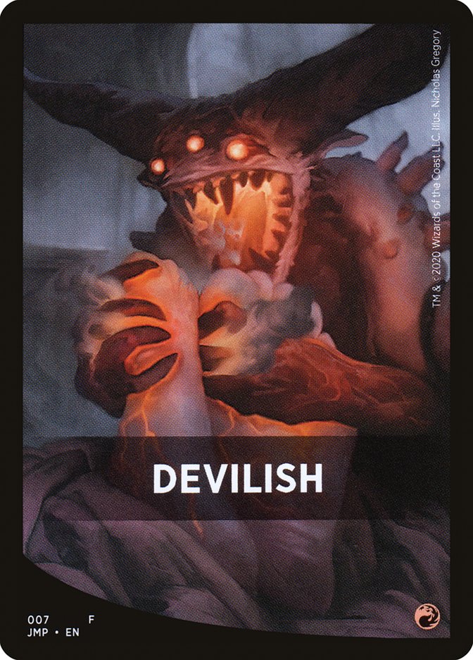 Devilish Theme Card [Jumpstart Front Cards] | Exor Games New Glasgow