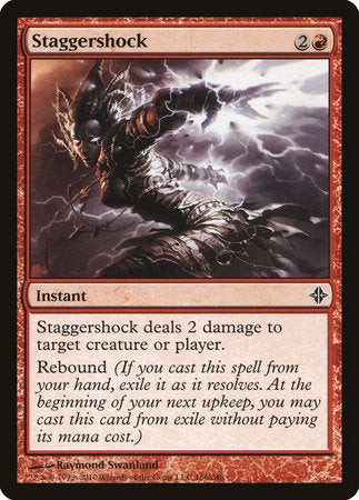 Staggershock [Rise of the Eldrazi] | Exor Games New Glasgow