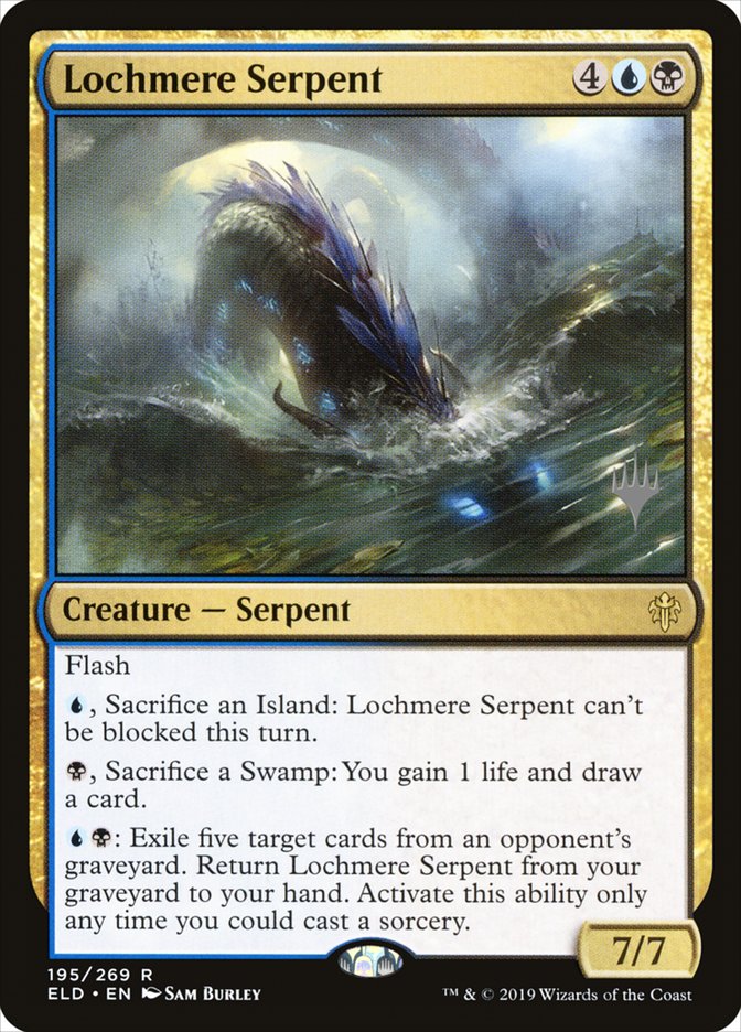 Lochmere Serpent (Promo Pack) [Throne of Eldraine Promos] | Exor Games New Glasgow