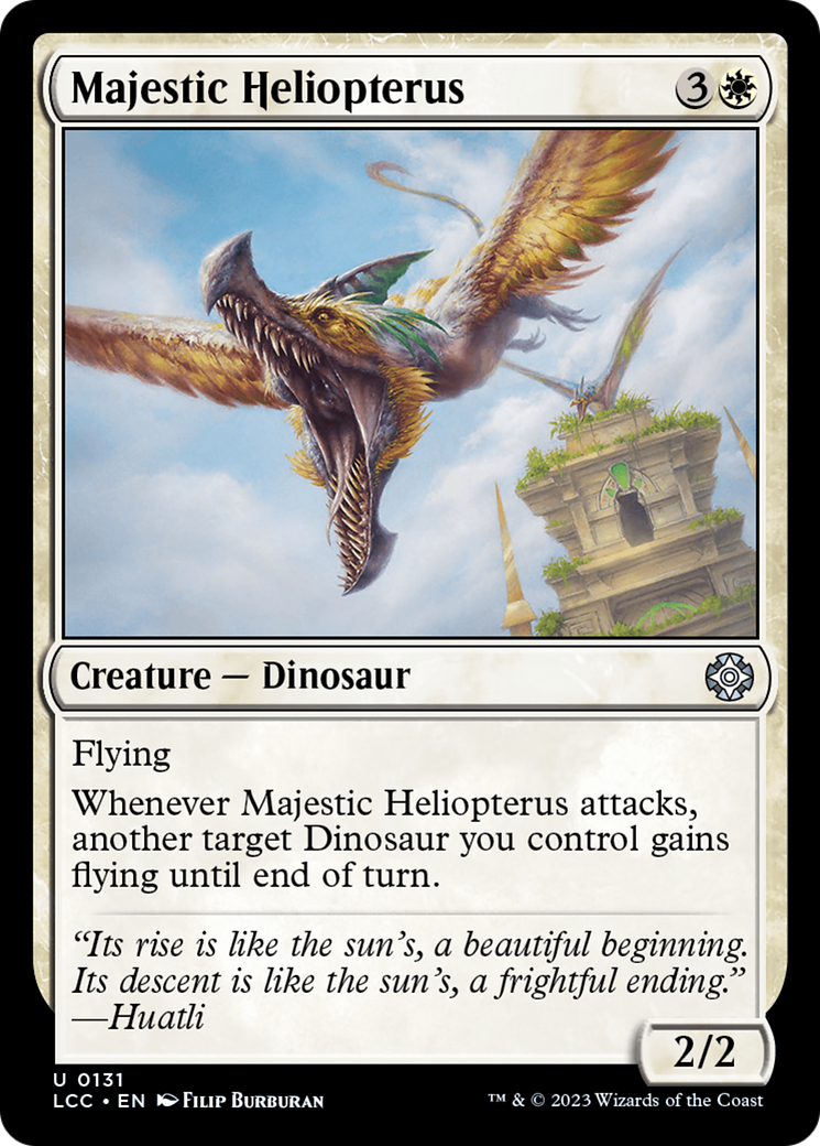 Majestic Heliopterus [The Lost Caverns of Ixalan Commander] | Exor Games New Glasgow