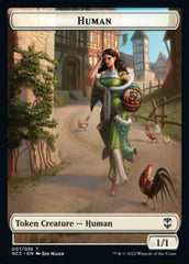 Eldrazi Spawn // Human Double-sided Token [Streets of New Capenna Commander Tokens] | Exor Games New Glasgow