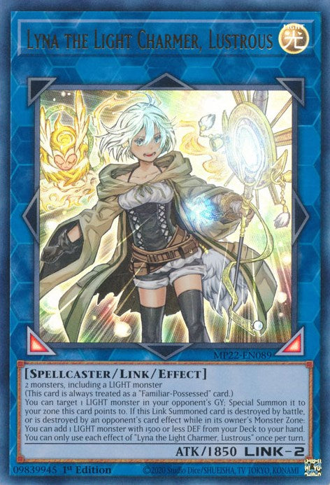 Lyna the Light Charmer, Lustrous [MP22-EN089] Ultra Rare | Exor Games New Glasgow