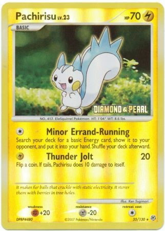 Pachirisu (35/130) [Burger King Promos: 2008 Collection] | Exor Games New Glasgow