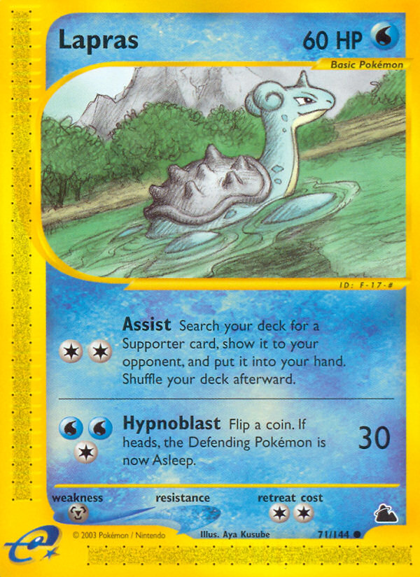 Lapras (71/144) [Skyridge] | Exor Games New Glasgow