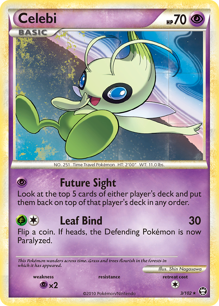 Celebi (3/102) [HeartGold & SoulSilver: Triumphant] | Exor Games New Glasgow