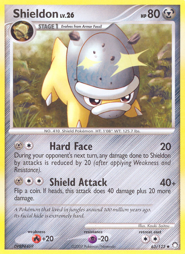 Shieldon (63/123) [Diamond & Pearl: Mysterious Treasures] | Exor Games New Glasgow