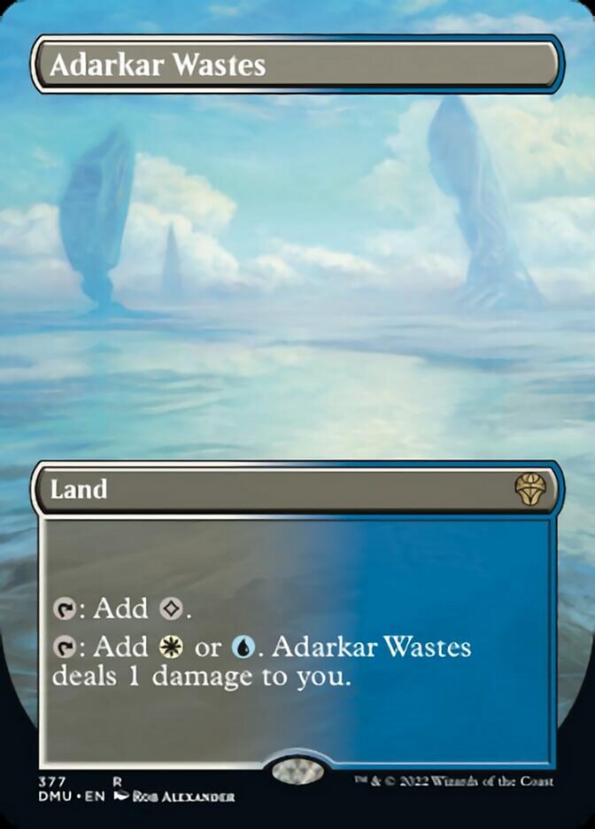 Adarkar Wastes (Borderless Alternate Art) [Dominaria United] | Exor Games New Glasgow