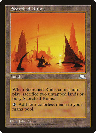 Scorched Ruins [Weatherlight] | Exor Games New Glasgow