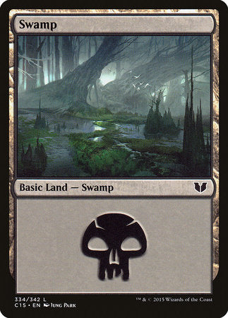 Swamp (334) [Commander 2015] | Exor Games New Glasgow