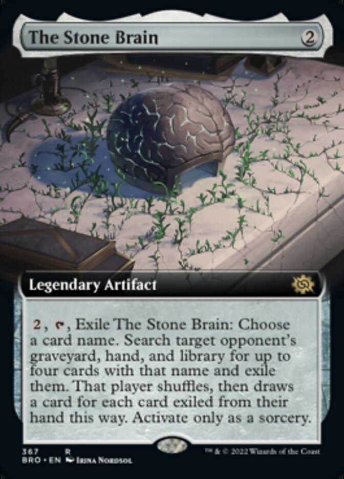 The Stone Brain (Extended Art) [The Brothers' War] | Exor Games New Glasgow