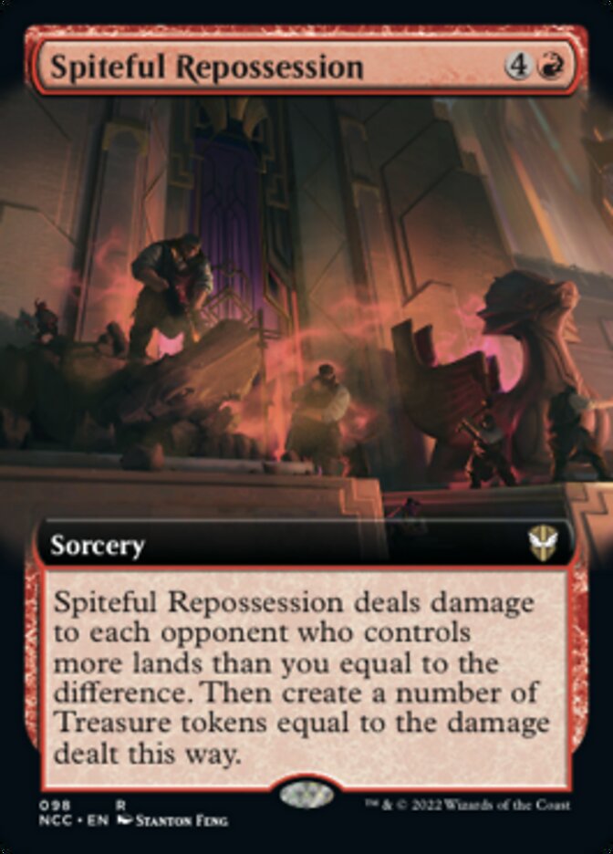 Spiteful Repossession (Extended Art) [Streets of New Capenna Commander] | Exor Games New Glasgow