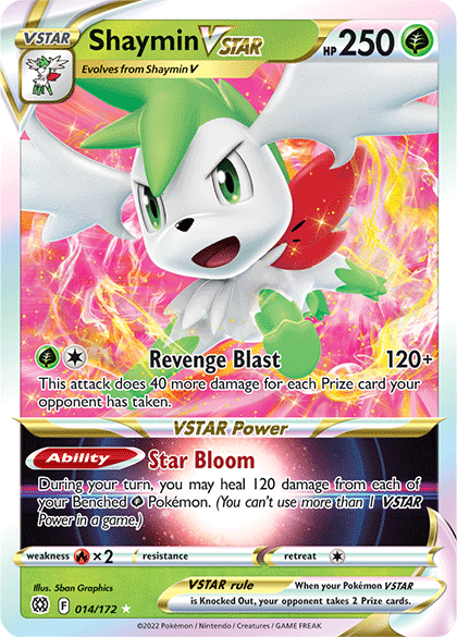 Shaymin VSTAR (014/172) [Sword & Shield: Brilliant Stars] | Exor Games New Glasgow