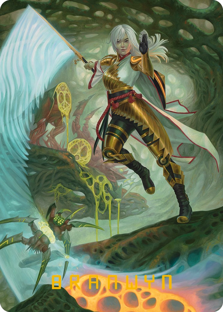 The Eternal Wanderer Art Card (Gold-Stamped Signature) [Phyrexia: All Will Be One Art Series] | Exor Games New Glasgow