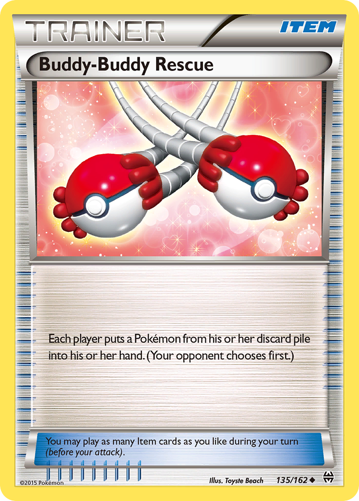 Buddy-Buddy Rescue (135/162) [XY: BREAKthrough] | Exor Games New Glasgow