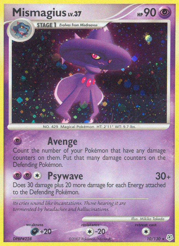 Mismagius (10/130) [Diamond & Pearl: Base Set] | Exor Games New Glasgow