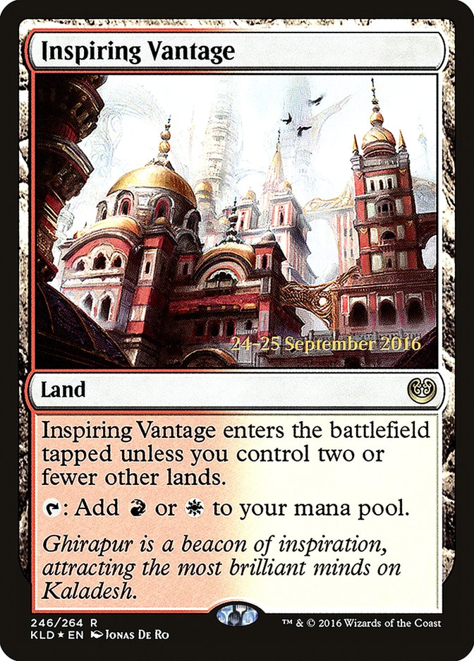 Inspiring Vantage  [Kaladesh Prerelease Promos] | Exor Games New Glasgow