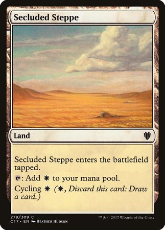 Secluded Steppe [Commander 2017] | Exor Games New Glasgow