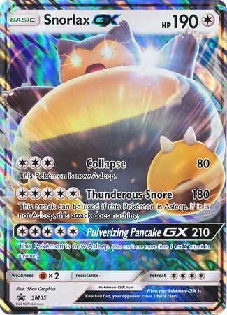 Snorlax GX (SM05) (Jumbo Card) [Sun & Moon: Black Star Promos] | Exor Games New Glasgow