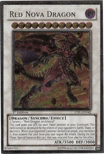 Red Nova Dragon [STBL-EN042] Ultimate Rare | Exor Games New Glasgow