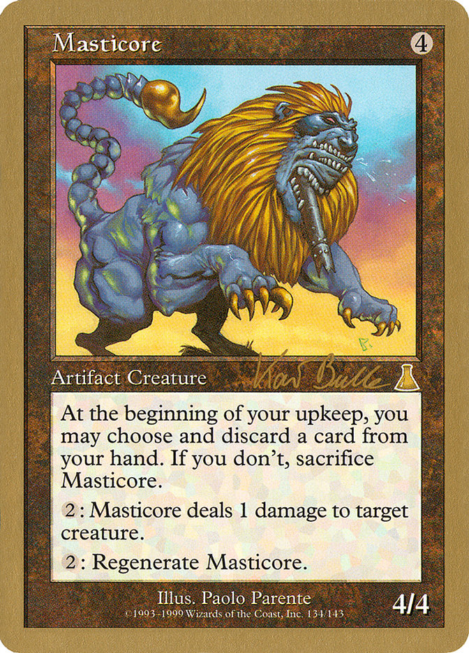 Masticore (Kai Budde) [World Championship Decks 1999] | Exor Games New Glasgow