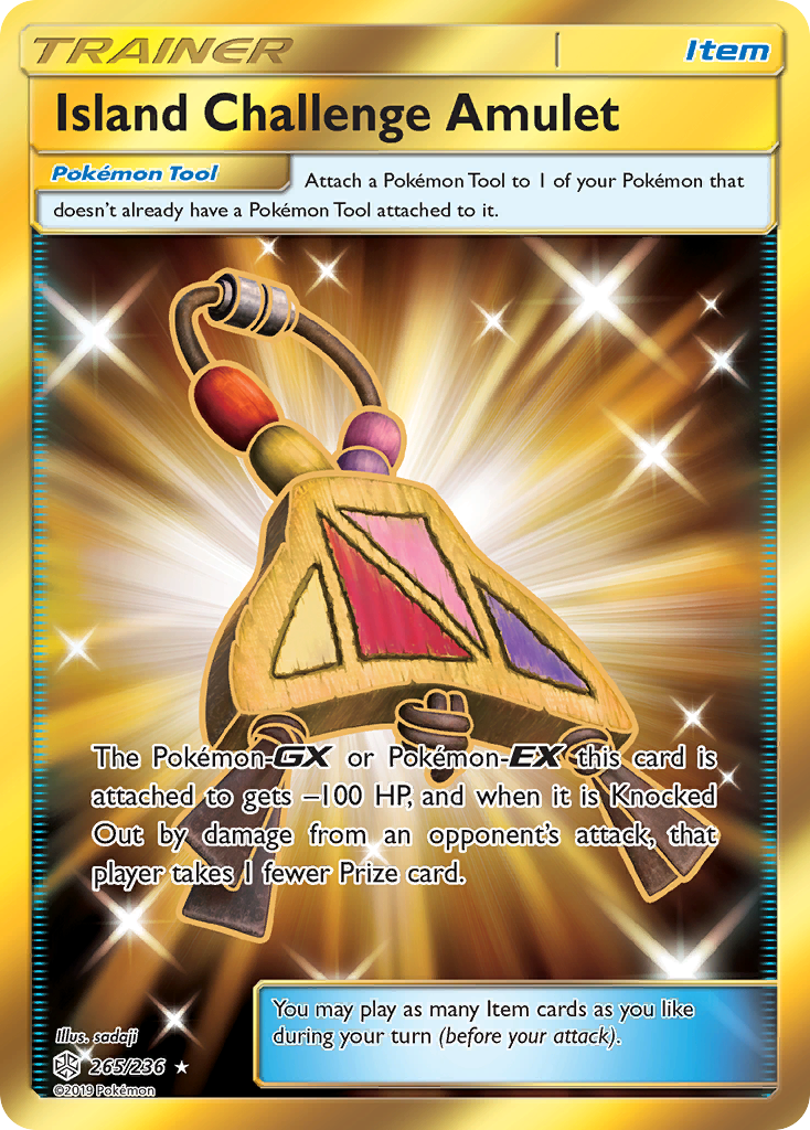 Island Challenge Amulet (265/236) [Sun & Moon: Cosmic Eclipse] | Exor Games New Glasgow