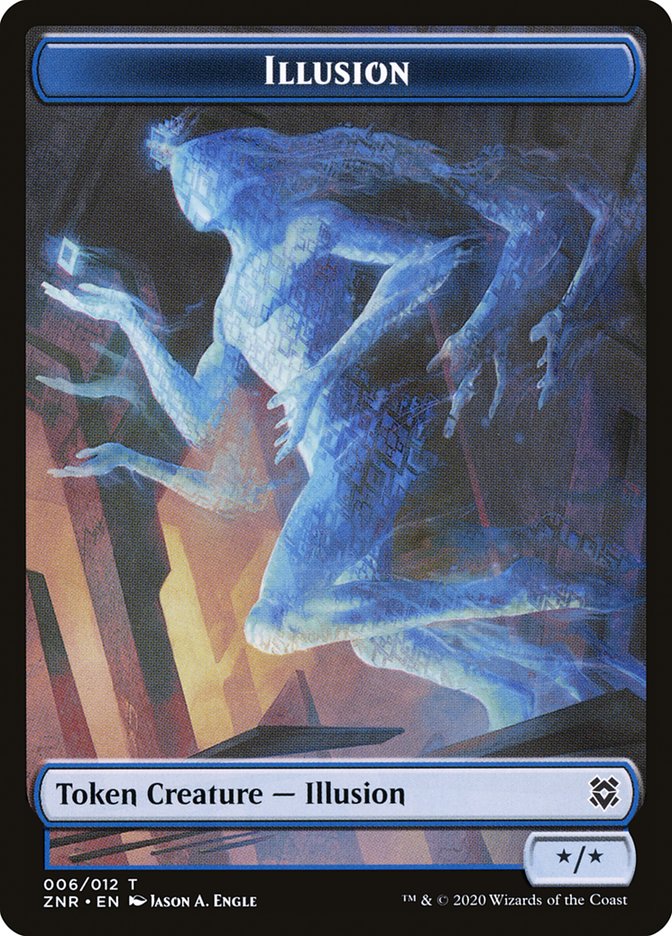 Illusion Token [Zendikar Rising] | Exor Games New Glasgow