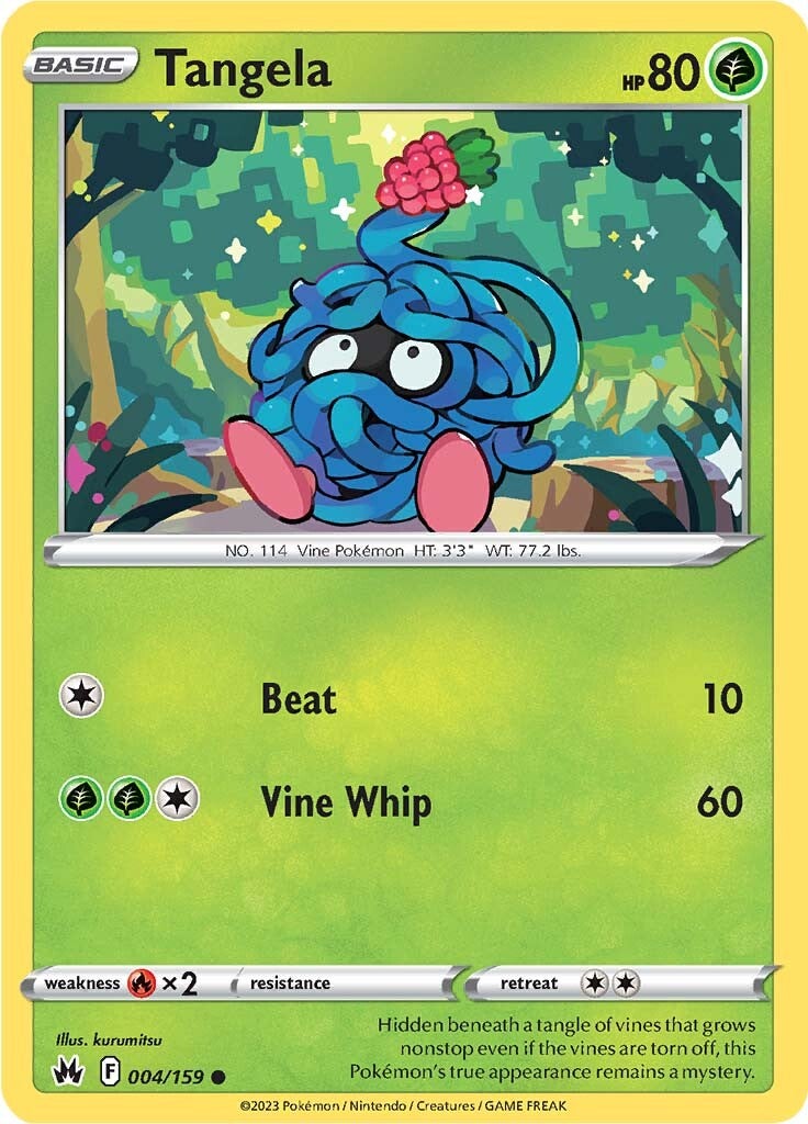 Tangela (004/159) [Sword & Shield: Crown Zenith] | Exor Games New Glasgow