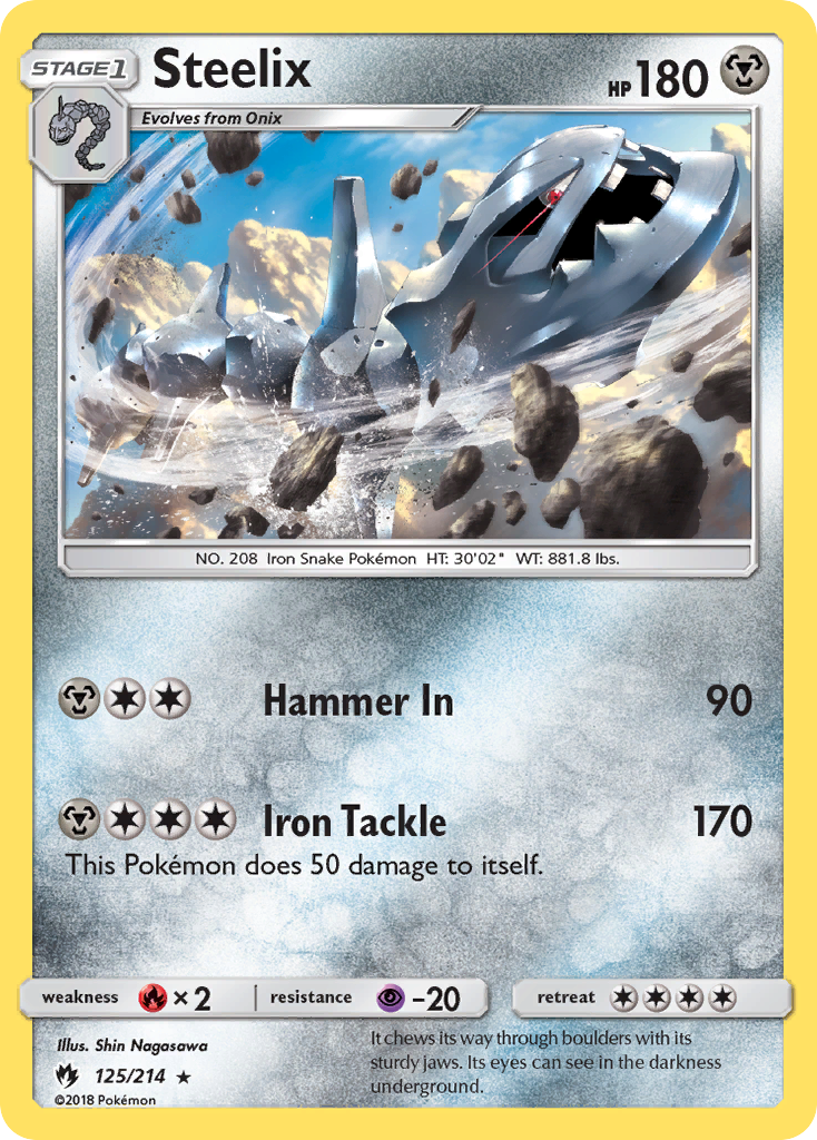 Steelix (125/214) [Sun & Moon: Lost Thunder] | Exor Games New Glasgow