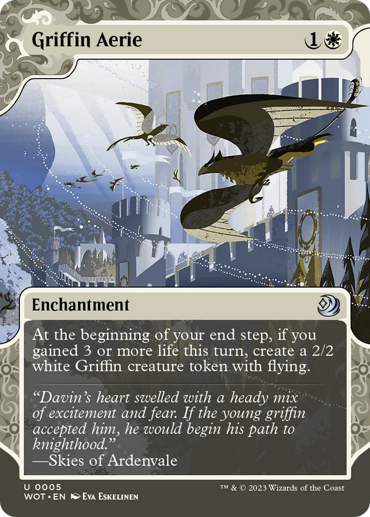 Griffin Aerie [Wilds of Eldraine: Enchanting Tales] | Exor Games New Glasgow