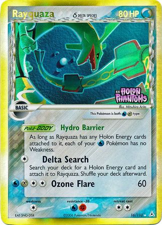 Rayquaza (16/110) (Delta Species) (Stamped) [EX: Holon Phantoms] | Exor Games New Glasgow