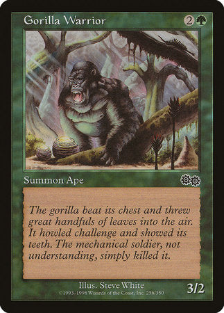 Gorilla Warrior [Urza's Saga] | Exor Games New Glasgow