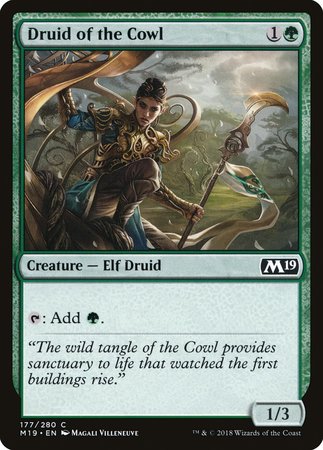 Druid of the Cowl [Core Set 2019] | Exor Games New Glasgow