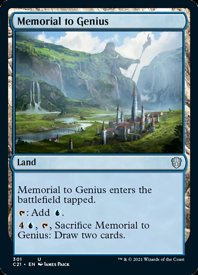 Memorial to Genius [Commander 2021] | Exor Games New Glasgow