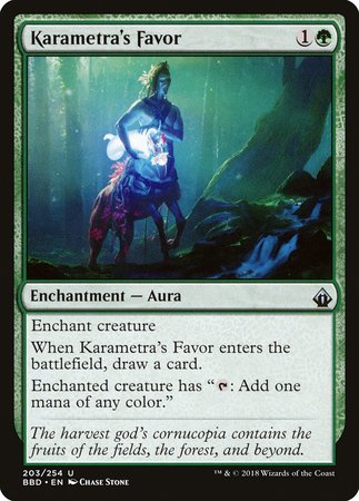 Karametra's Favor [Battlebond] | Exor Games New Glasgow