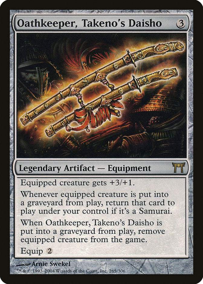 Oathkeeper, Takeno's Daisho [Champions of Kamigawa] | Exor Games New Glasgow